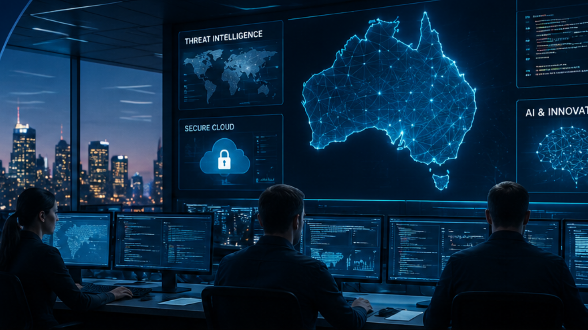 Australia security control room 